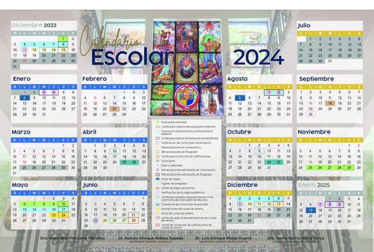 Calendario Universidad de Sonora